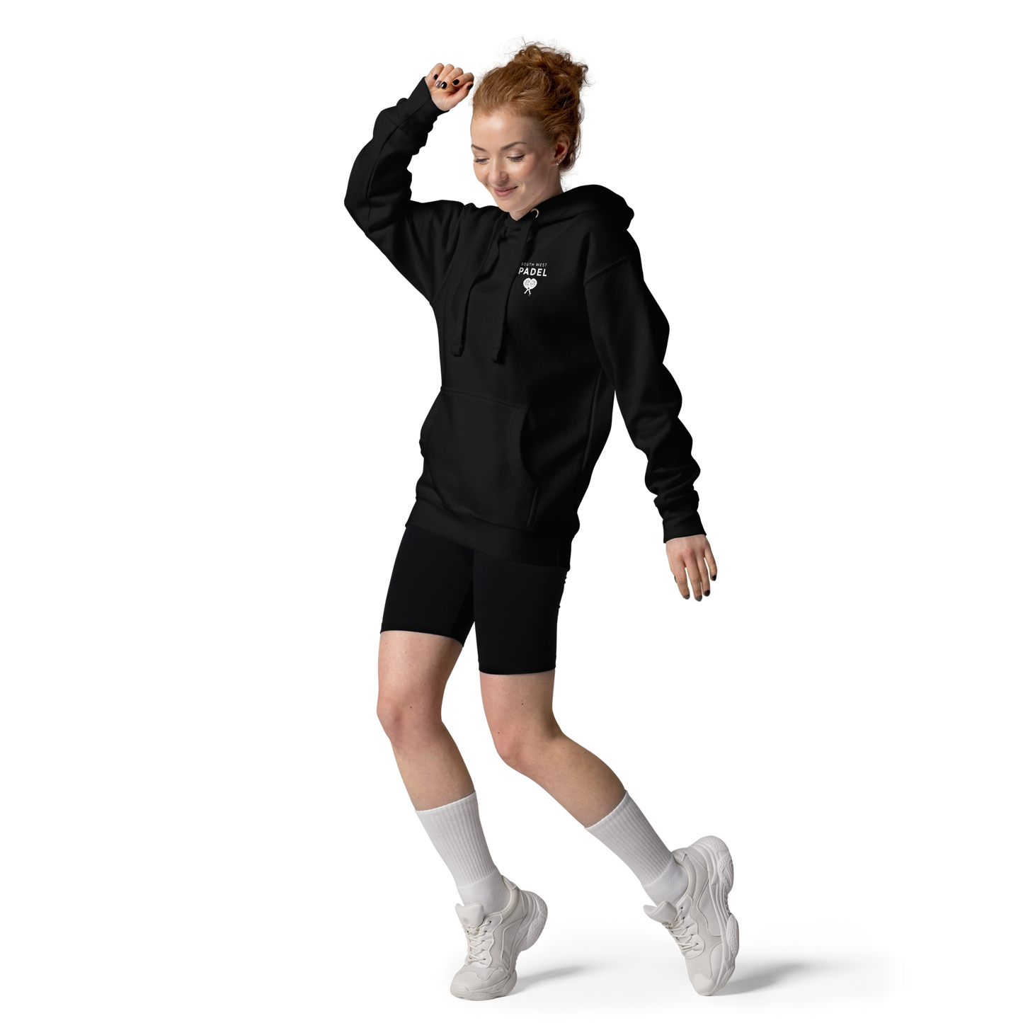 Off-Court Hoodie with Printed White Logo