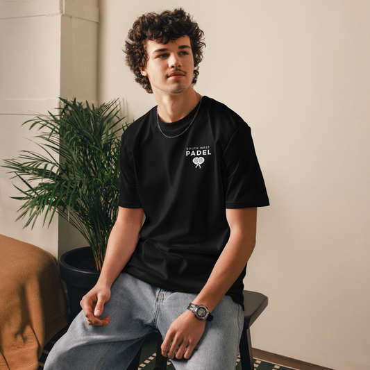 Courtside Classic T-shirt- Printed White Logo